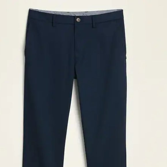 Navy Slim Ultimate Built-In Flex Chino Pants - Picture 3 of 6